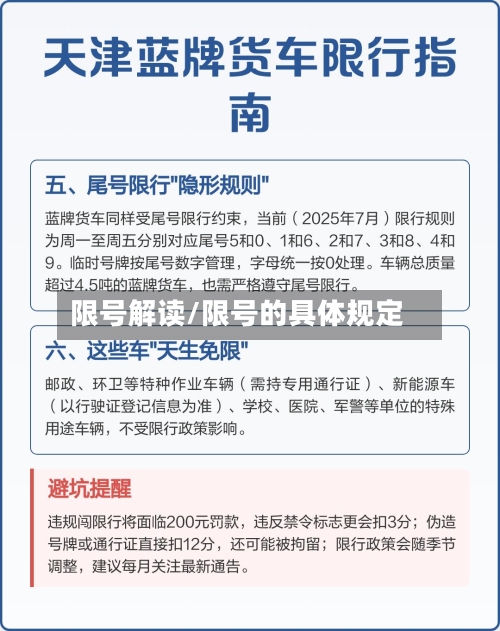限号解读/限号的具体规定