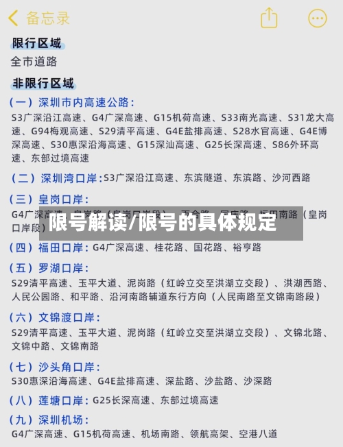 限号解读/限号的具体规定-第2张图片