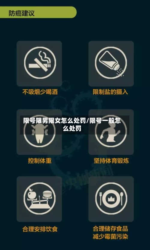 限号限男限女怎么处罚/限号一般怎么处罚