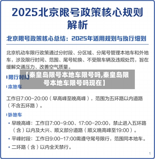 【秦皇岛限号本地车限号吗,秦皇岛限号本地车限号吗现在】
