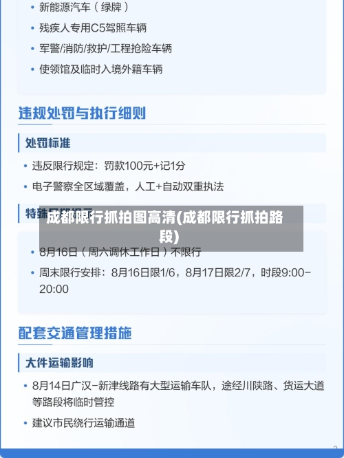 成都限行抓拍图高清(成都限行抓拍路段)-第2张图片