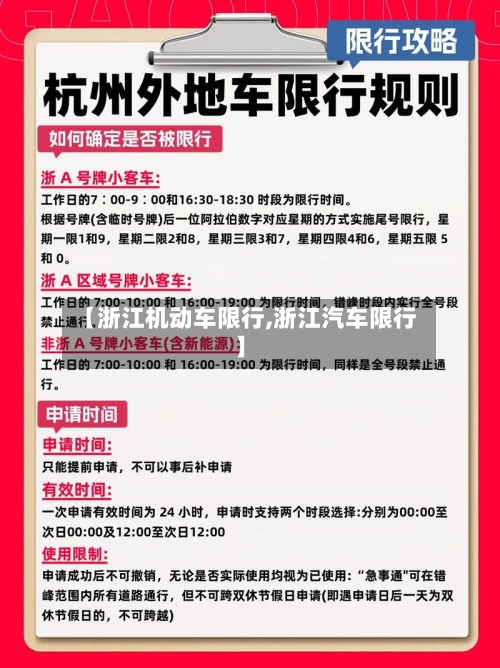 【浙江机动车限行,浙江汽车限行】-第2张图片