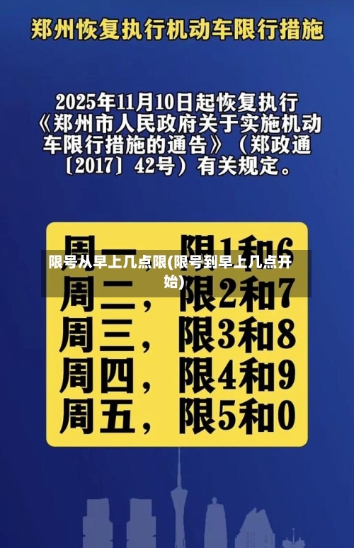 限号从早上几点限(限号到早上几点开始)-第3张图片