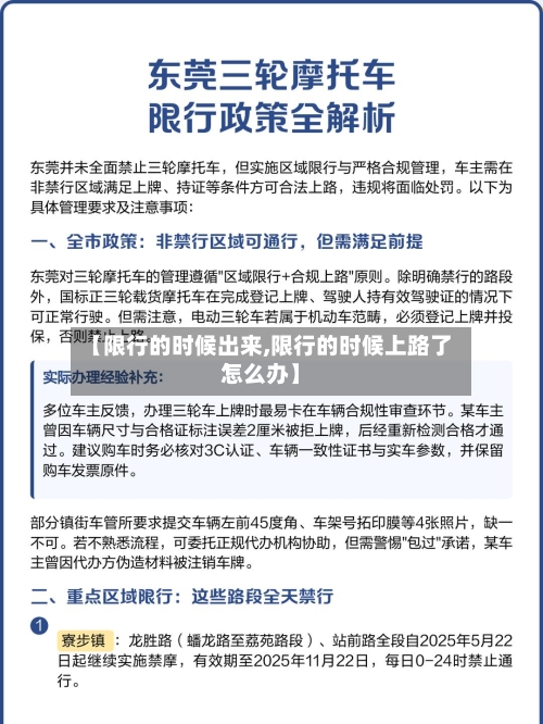 【限行的时候出来,限行的时候上路了怎么办】-第2张图片