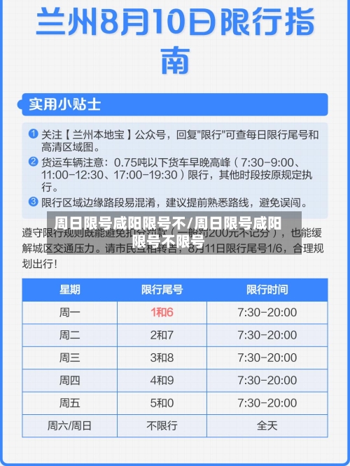 周日限号咸阳限号不/周日限号咸阳限号不限号-第3张图片