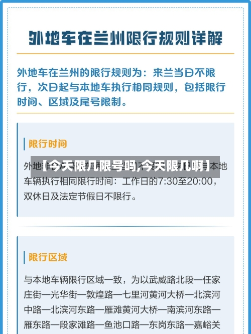 【今天限几限号吗,今天限几啊】-第2张图片