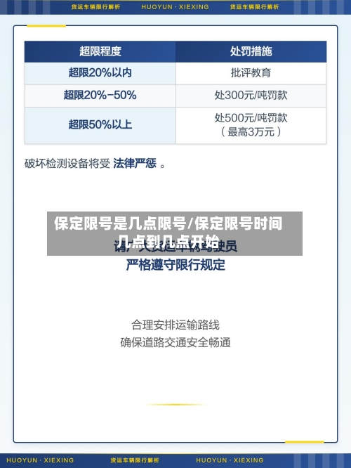 保定限号是几点限号/保定限号时间几点到几点开始