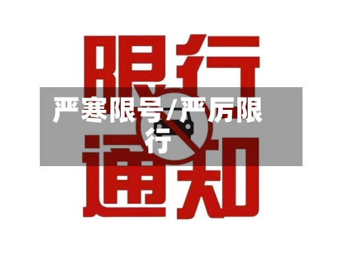 严寒限号/严厉限行-第2张图片