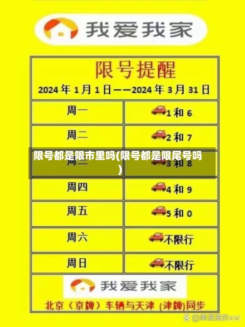 限号都是限市里吗(限号都是限尾号吗)-第2张图片