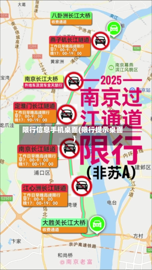 限行信息手机桌面(限行提示桌面)