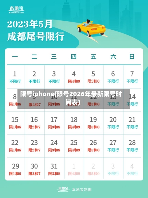 限号iphone(限号2026年最新限号时间表)-第2张图片