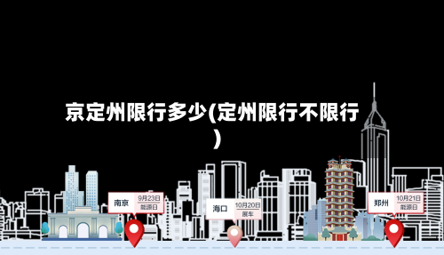 京定州限行多少(定州限行不限行)
