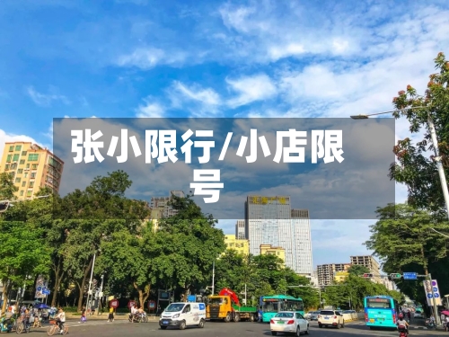 张小限行/小店限号