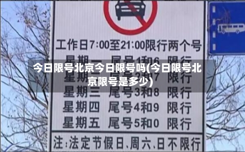今日限号北京今日限号吗(今日限号北京限号是多少)-第2张图片
