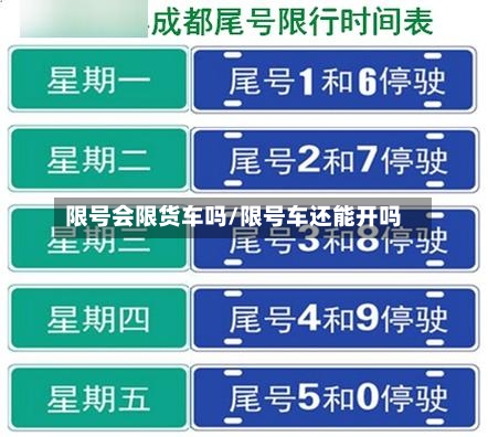 限号会限货车吗/限号车还能开吗