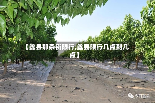 【蠡县那条街限行,蠡县限行几点到几点】