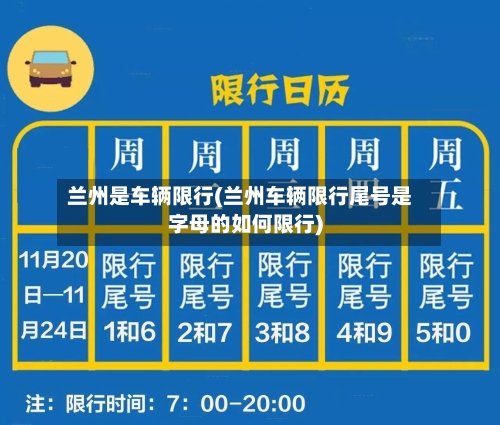 兰州是车辆限行(兰州车辆限行尾号是字母的如何限行)-第2张图片