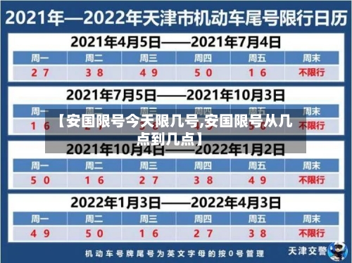 【安国限号今天限几号,安国限号从几点到几点】-第2张图片
