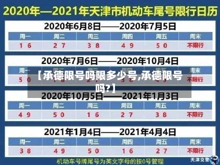 【承德限号吗限多少号,承德限号吗?】