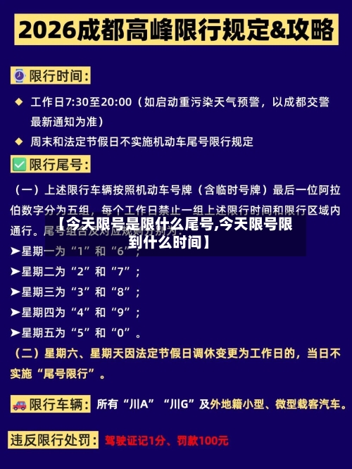 【今天限号是限什么尾号,今天限号限到什么时间】-第2张图片