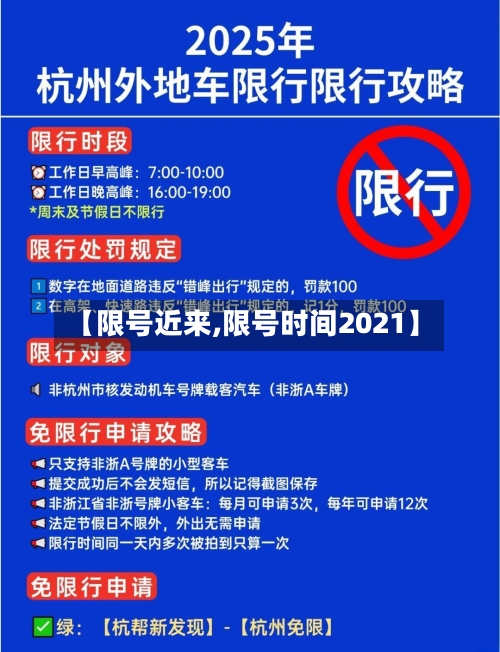 【限号近来,限号时间2021】
