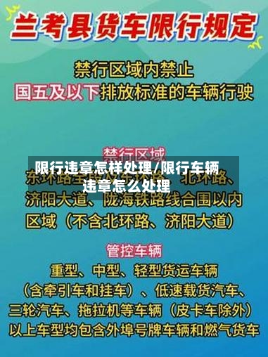 限行违章怎样处理/限行车辆违章怎么处理