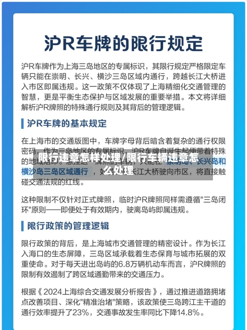 限行违章怎样处理/限行车辆违章怎么处理-第2张图片