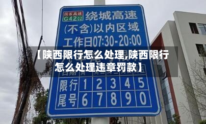 【陕西限行怎么处理,陕西限行怎么处理违章罚款】