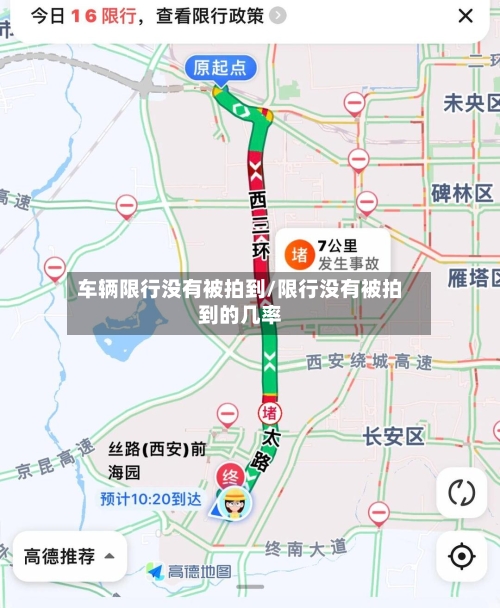 车辆限行没有被拍到/限行没有被拍到的几率