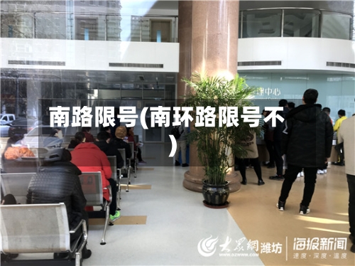 南路限号(南环路限号不)-第3张图片