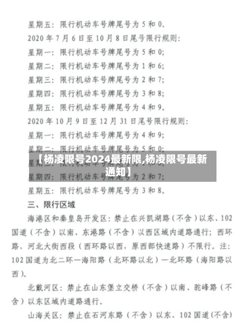 【杨凌限号2024最新限,杨凌限号最新通知】-第3张图片