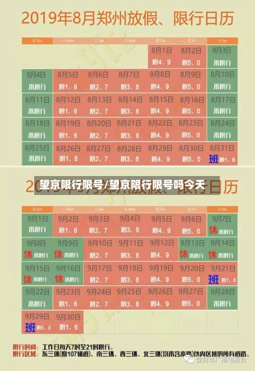 望京限行限号/望京限行限号吗今天
