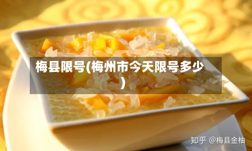 梅县限号(梅州市今天限号多少)-第2张图片