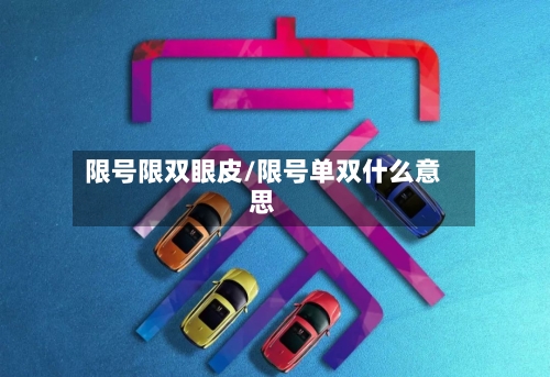 限号限双眼皮/限号单双什么意思