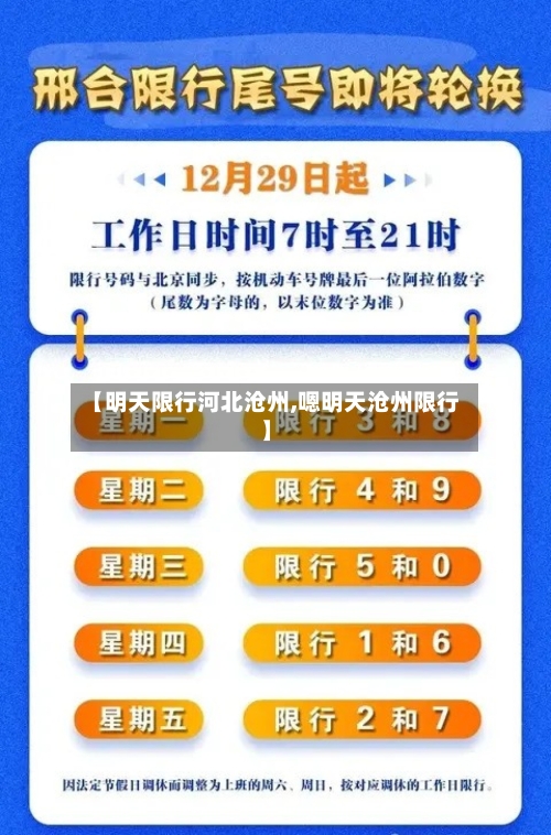【明天限行河北沧州,嗯明天沧州限行】-第2张图片