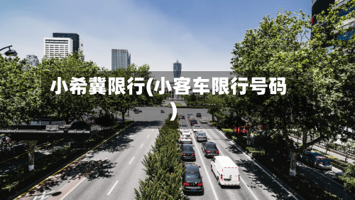 小希冀限行(小客车限行号码)