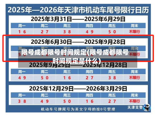 限号成都限号时间规定(限号成都限号时间规定是什么)-第2张图片