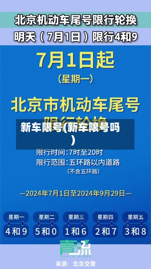 新车限号(新车限号吗)-第2张图片