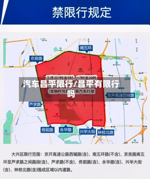 汽车昌平限行/昌平有限行吗
