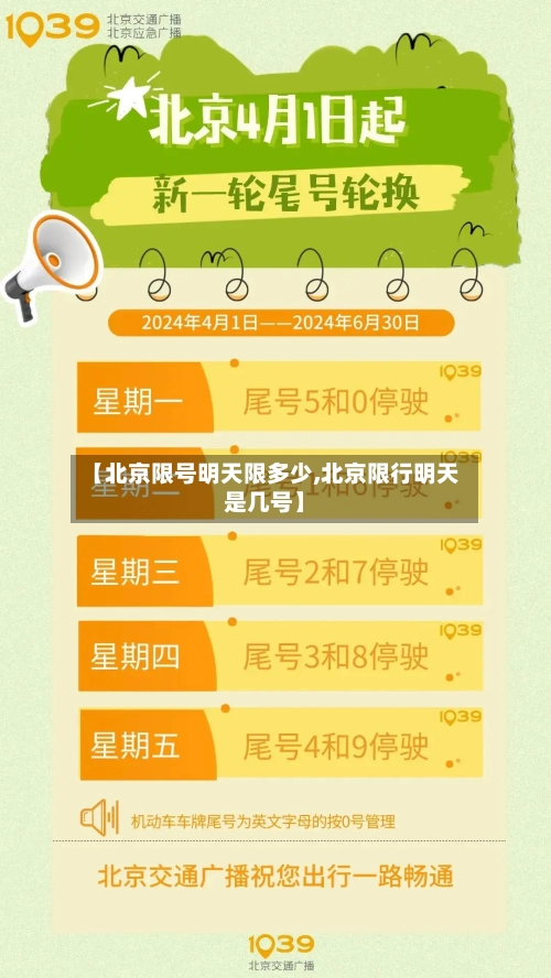 【北京限号明天限多少,北京限行明天是几号】-第3张图片