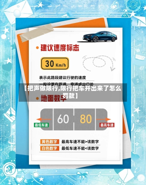 【把声做限行,限行把车开出来了怎么罚款】