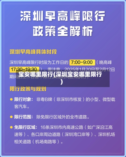 宝安哪里限行(深圳宝安哪里限行)-第3张图片