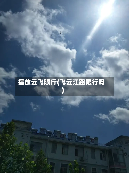 播放云飞限行(飞云江路限行吗)