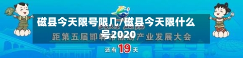 磁县今天限号限几/磁县今天限什么号2020-第2张图片