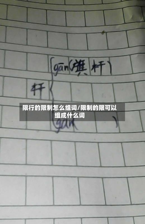 限行的限制怎么组词/限制的限可以组成什么词
