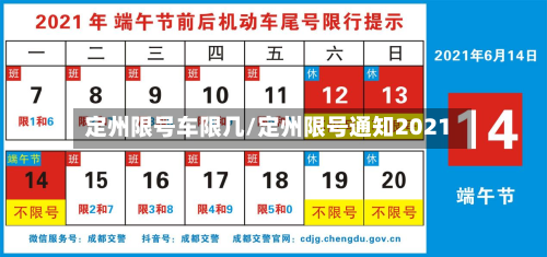 定州限号车限几/定州限号通知2021