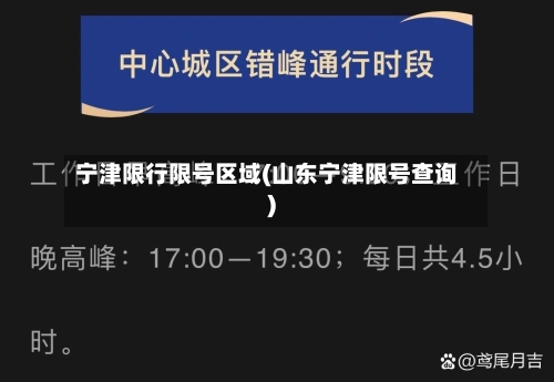 宁津限行限号区域(山东宁津限号查询)