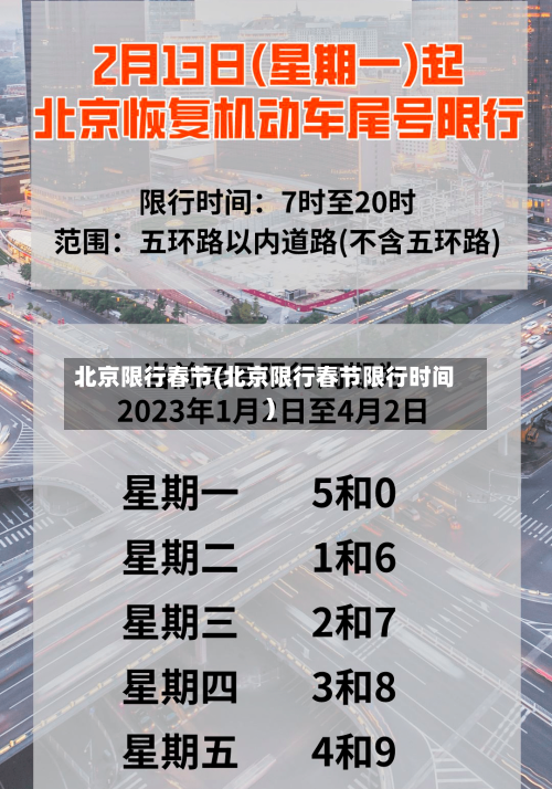 北京限行春节(北京限行春节限行时间)