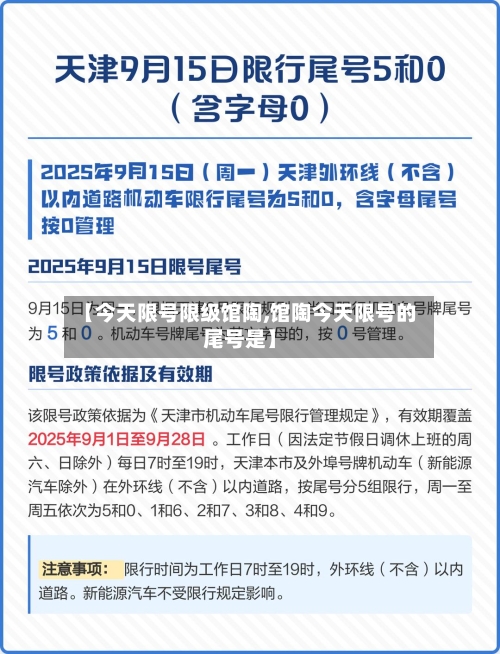 【今天限号限级馆陶,馆陶今天限号的尾号是】