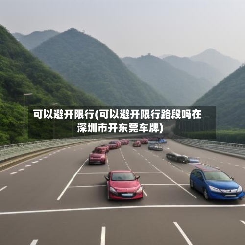 可以避开限行(可以避开限行路段吗在深圳市开东莞车牌)